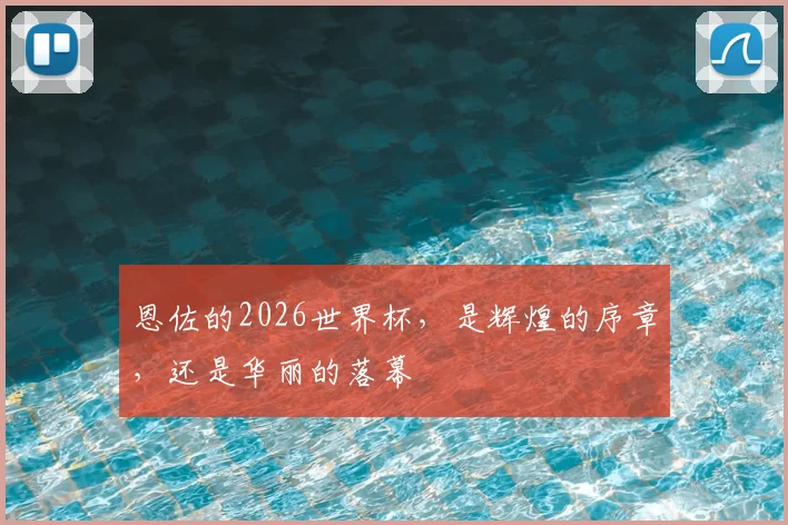 恩佐的2026世界杯，是辉煌的序章，还是华丽的落幕