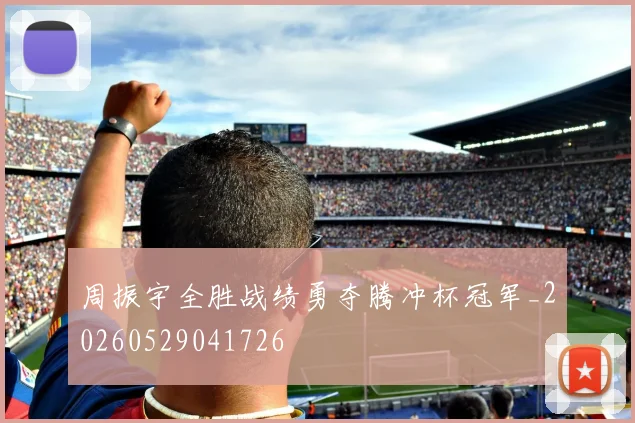 周振宇全胜战绩勇夺腾冲杯冠军_20260529041726