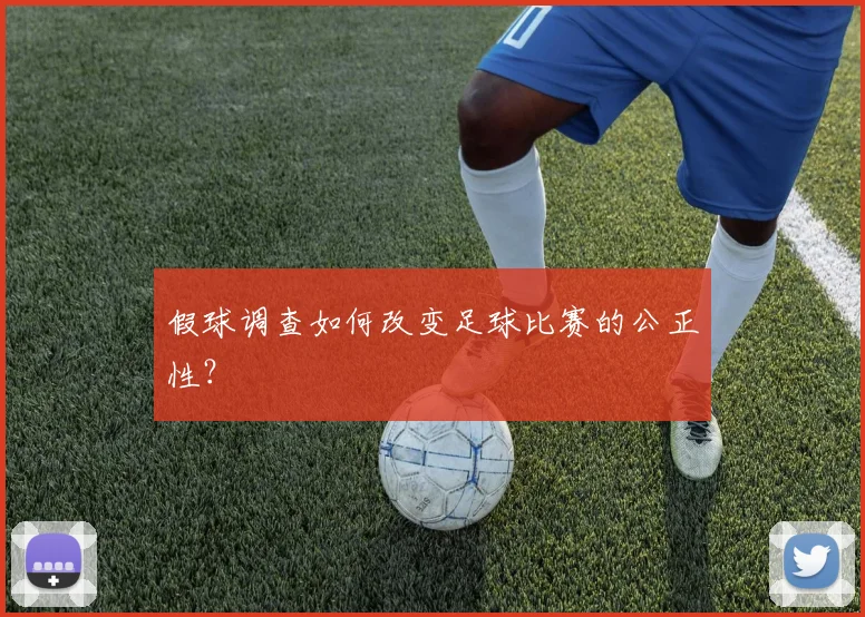假球调查如何改变足球比赛的公正性？
