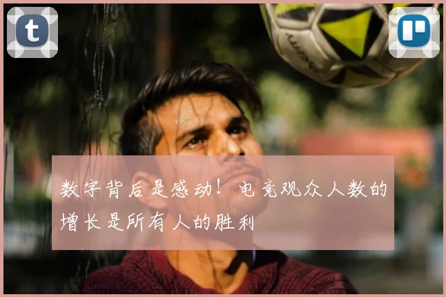 数字背后是感动！电竞观众人数的增长是所有人的胜利