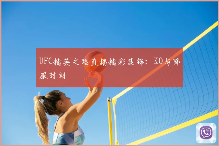 UFC精英之路直播精彩集锦:KO与降服时刻